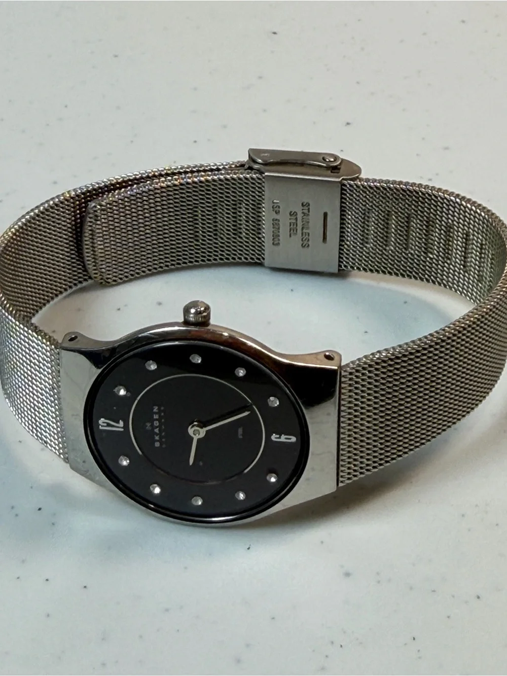 Skagen Denmark 233SSSBD Mesh Watch - Working